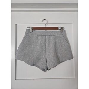 SER.O.YA Arlo Terry Knit Shorts S Grey Athleisure Loungewear Indie Minimalist